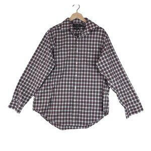 Lauren Ralph Lauren Plaid Shirt Classic Fit Non Iron 17 34/35